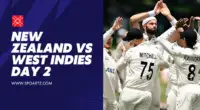New Zealand vs West Indies Day 2